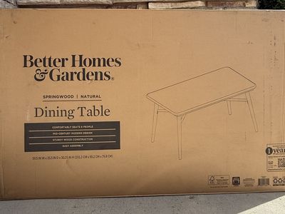 NEW 59.5 inch Rectangle Dining Table