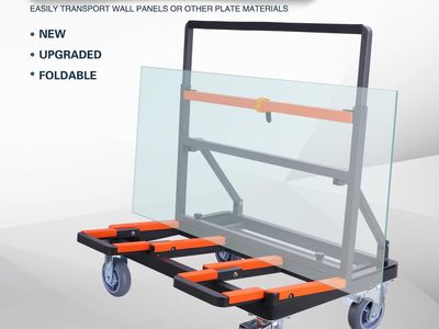 HEAVY DUTY FOLDING GLASS CART / SLAB DOLLY – NEW