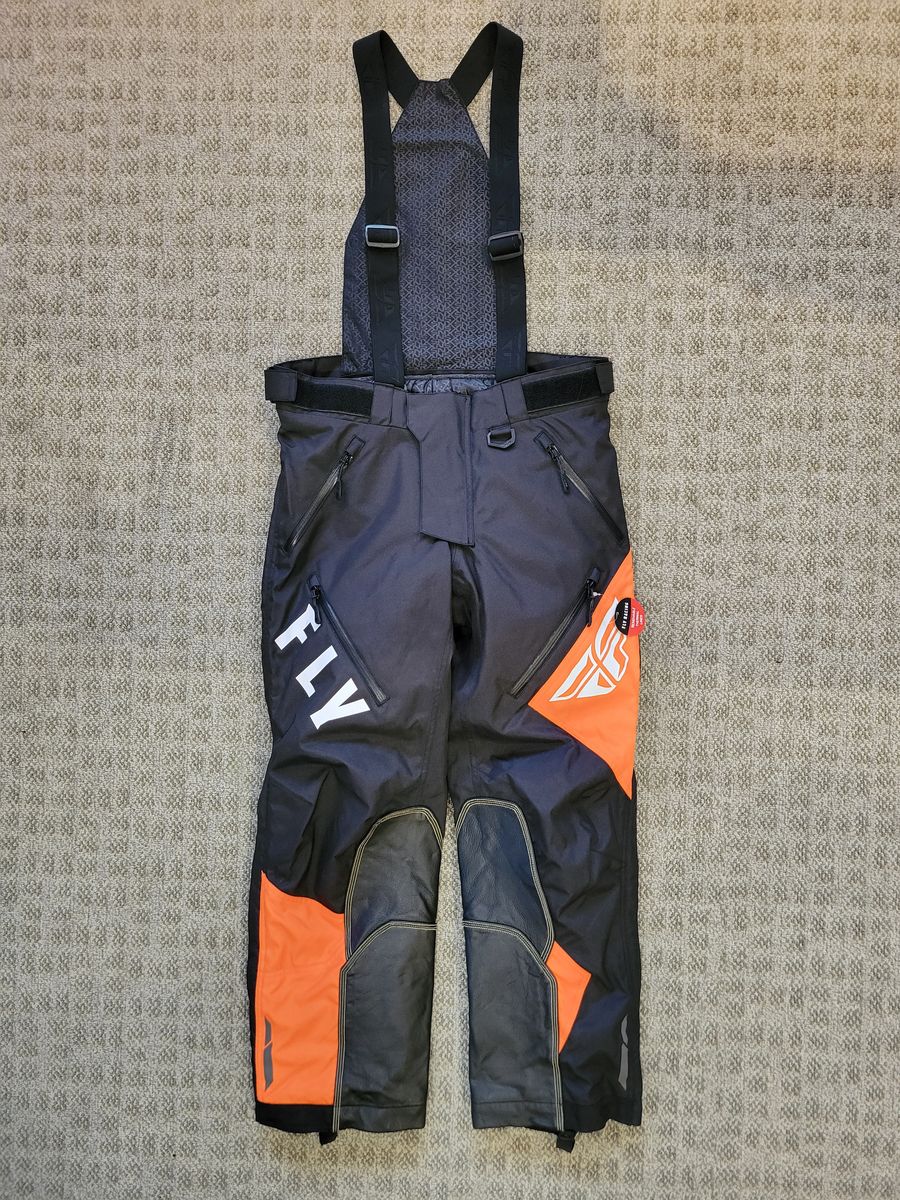 Size Small Fly Racing Snowbike Pant - Orange/Black