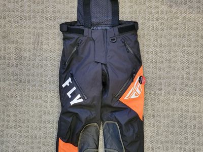 Size Small Fly Racing Snowbike Pant - Orange/Black