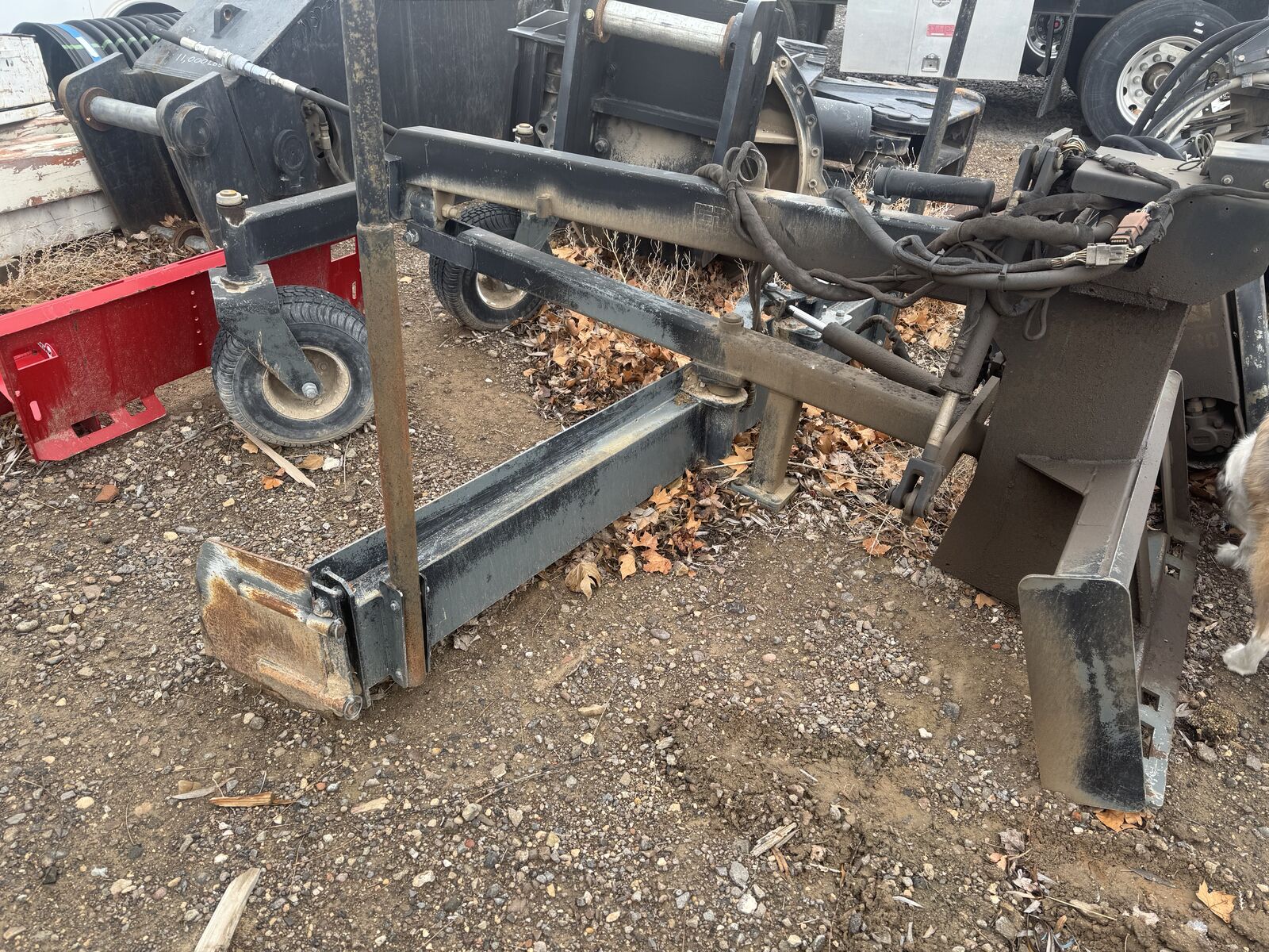 84” skidsteer grader attachment