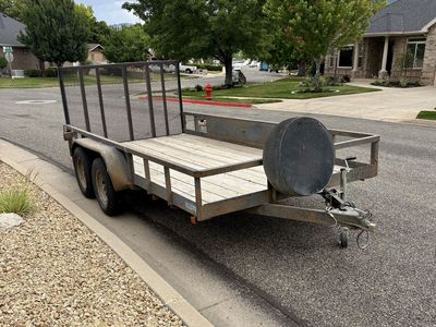 Carson 14 ft. Dual Axle ATV Trailer with New Tires & 4' Gate