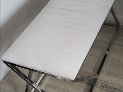 Modern rectangular upholstered bench