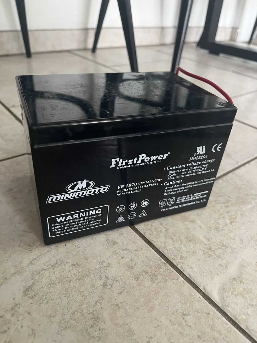 First Power Mini Moto Scooter Battery