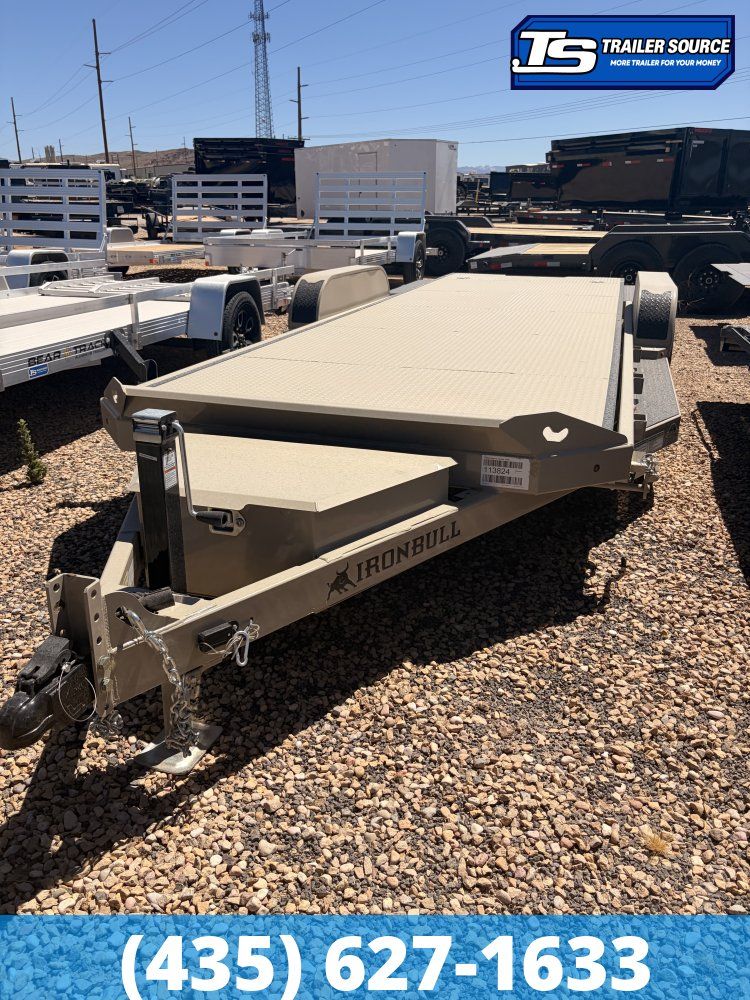 7x22 Iron Bull TRB Premium Tilt Car Hauler Trailer - 7K GVWR -