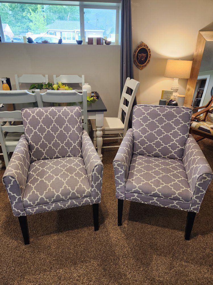 2 arm chairs