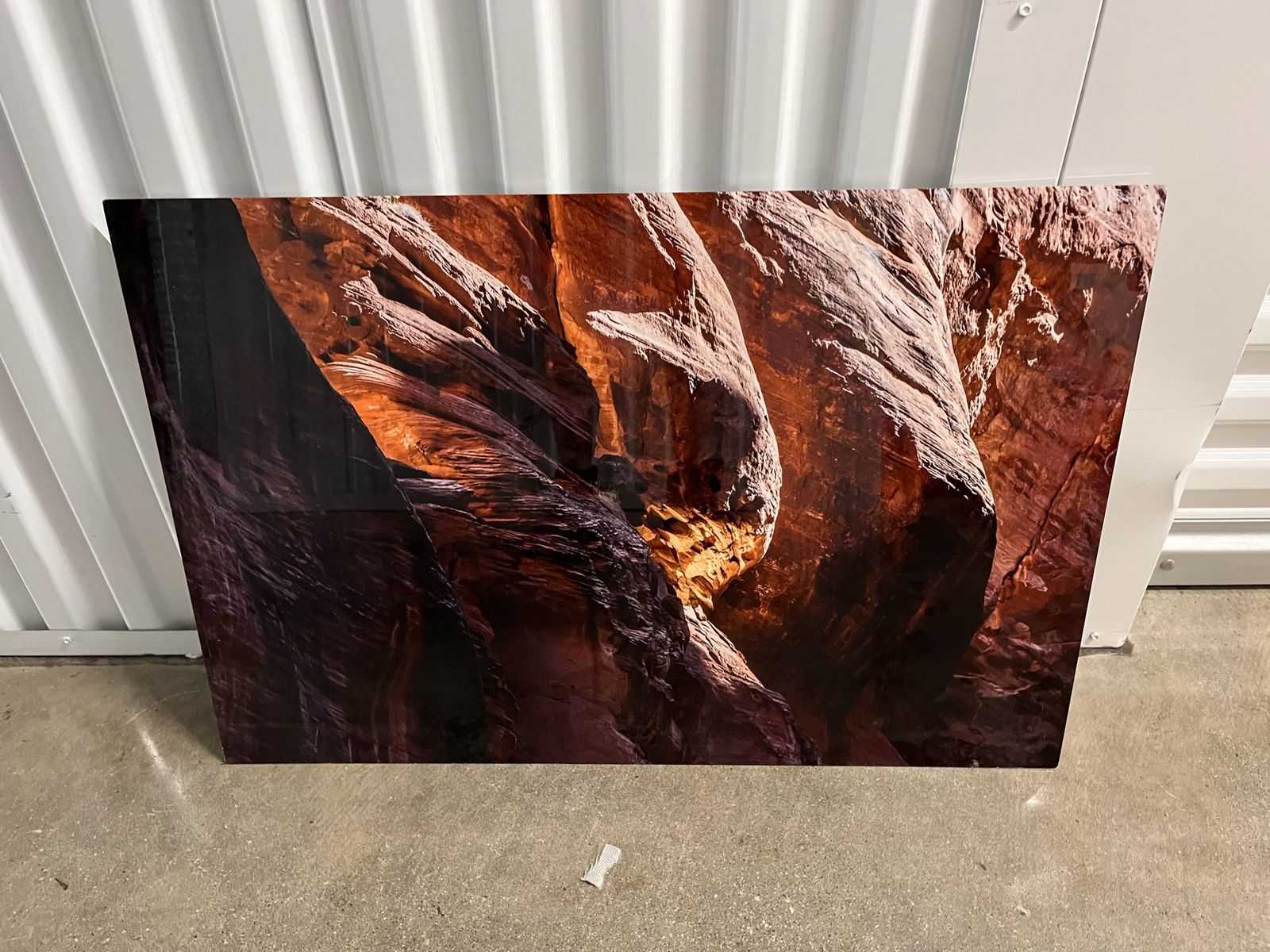 Stunning Canyon Landscape Photography Metal Print Wall Art - Vibrant Colors, Ready to Hang - taken by seller in buckskin Gulch U