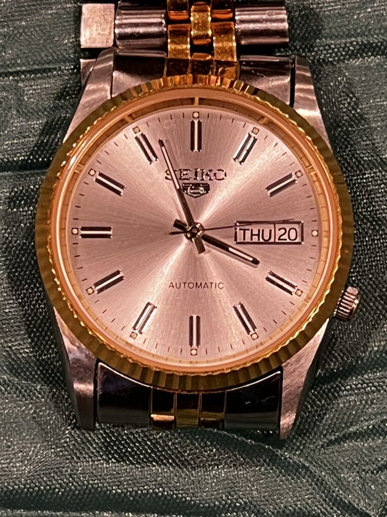Seiko Two Tone Gold Silver
