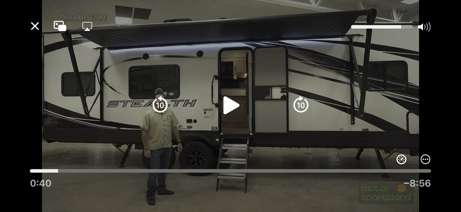 STEALTH 2700 ToyHauler Camper