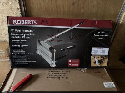 ROBERTS 13" Multi-Floor Cutter for Vinyl Plank, Laminate & Engineered Wood - No Dust MT101-0014