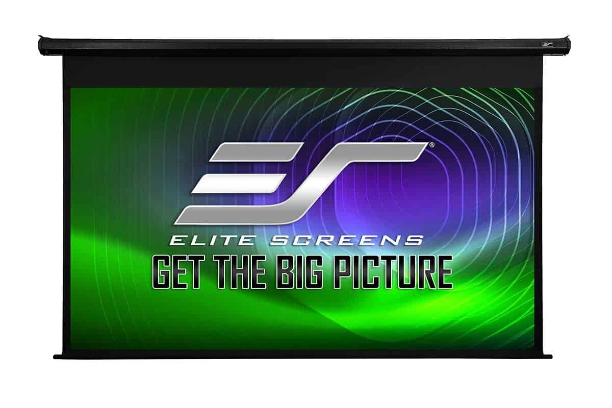 $600 OBO: Elite Screens 125" Electric Projector Screen (Acoustically Transparent)