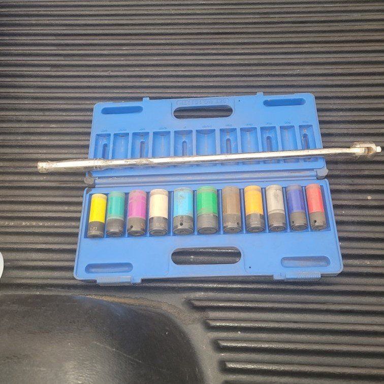 breaker bar and socket set.