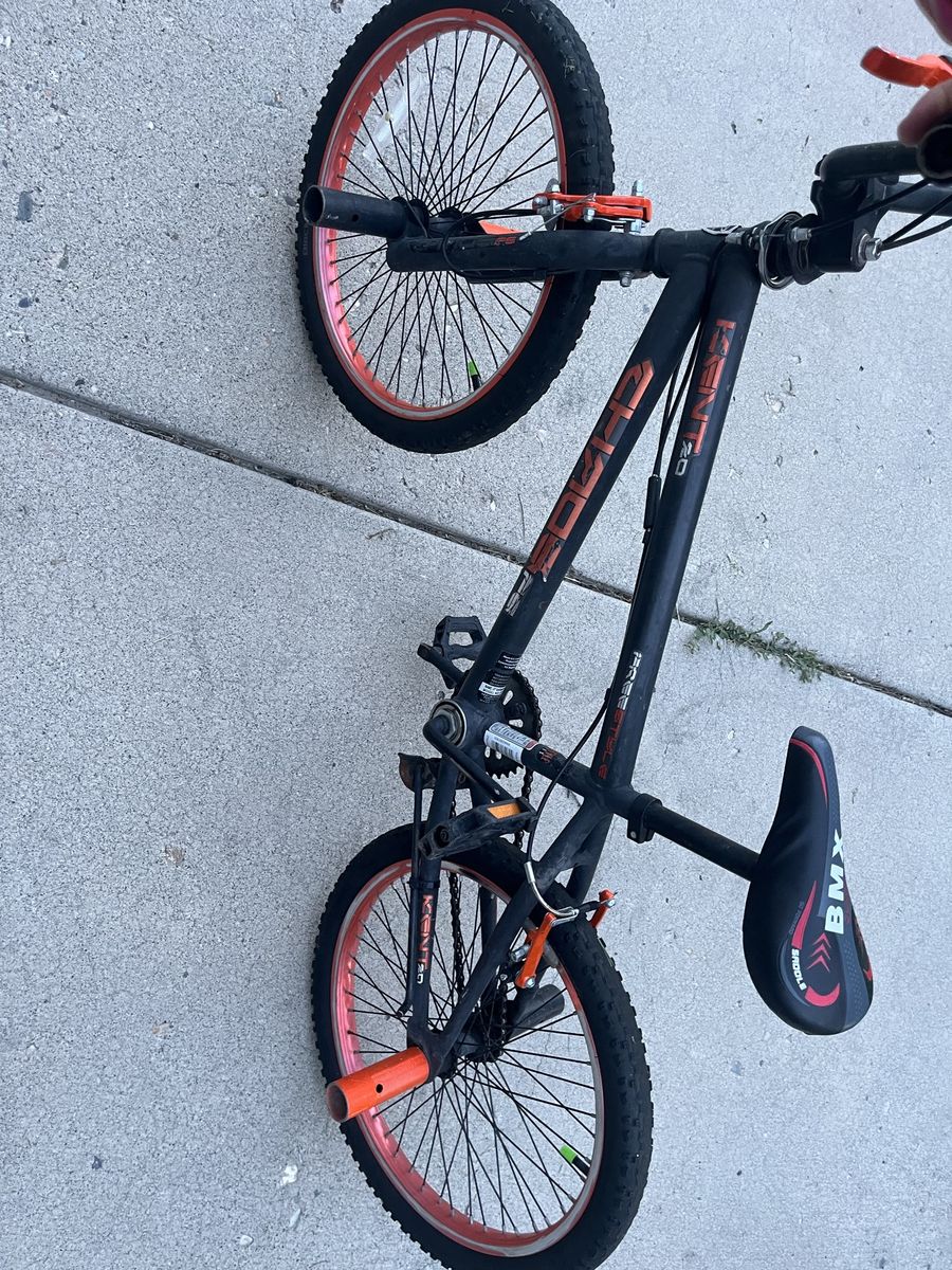 Kent Ambush 20" BMX Freestyle Bike - Black/Orange