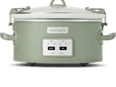 Crock-Pot Locking Lid 6qt Cook and Carry Programma