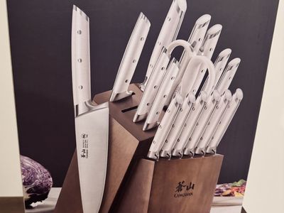 New Cangshan Denali Series 17 Pc Knife Block Set