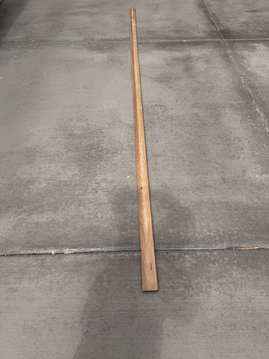 Solid Cherry Hardwood Baseboard