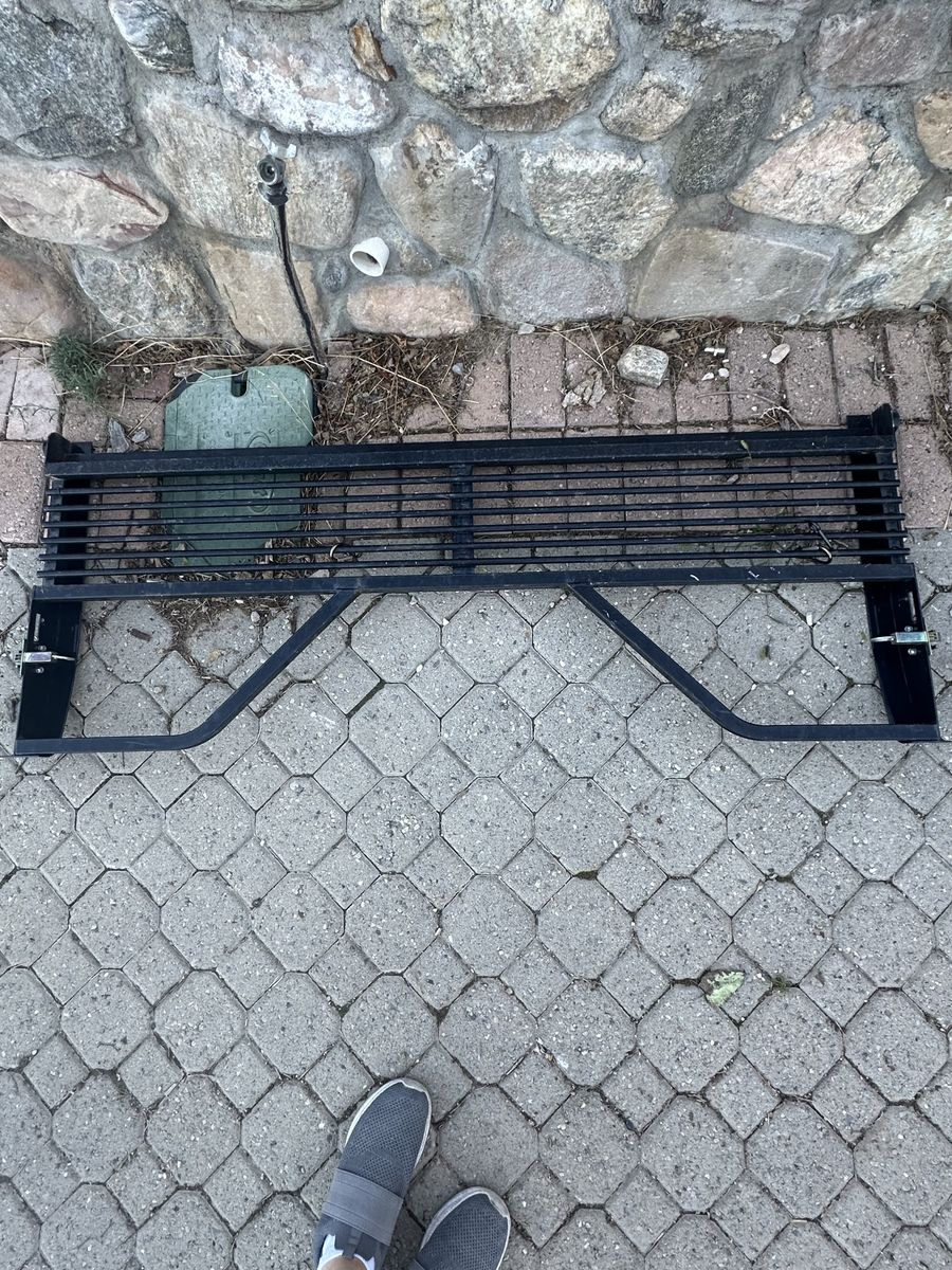 Black Metal Truck Tailgate Replacement Grate fits 2011 2500 HD