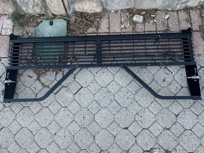 Black Metal Truck Tailgate Replacement Grate fits 2011 2500 HD