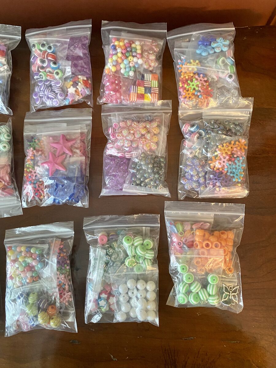 NEW - Fun Bead Kits - 2 for $10 - Beads-Charms-Focal Beads- For Crafts + Jewelry Making. C PIX