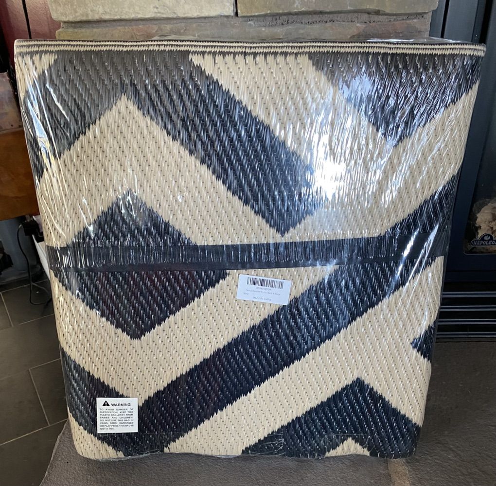 Outdoor Rug, Waterproof, Camp, RV, Patio 8x10