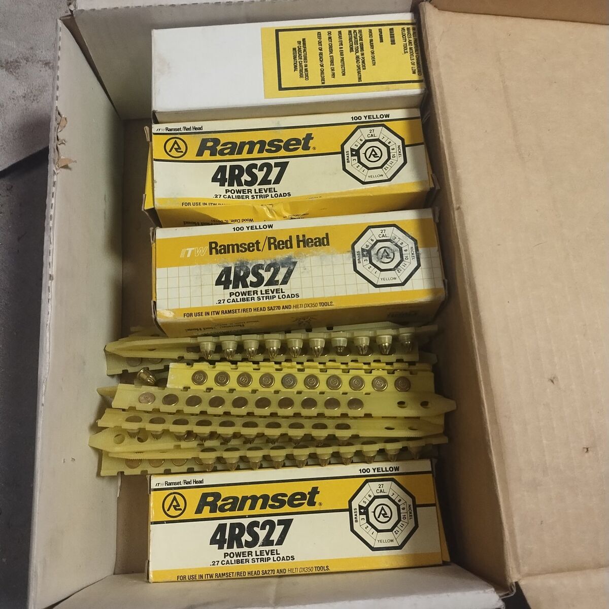 Ramset 27 Cal Power Level Loads