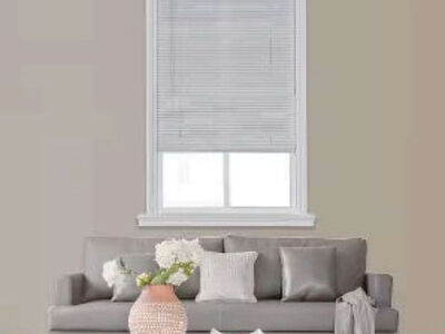 Home Basics Cordless, Light Filtering Vinyl Blinds (35 in x 72 in) (2 sets available)