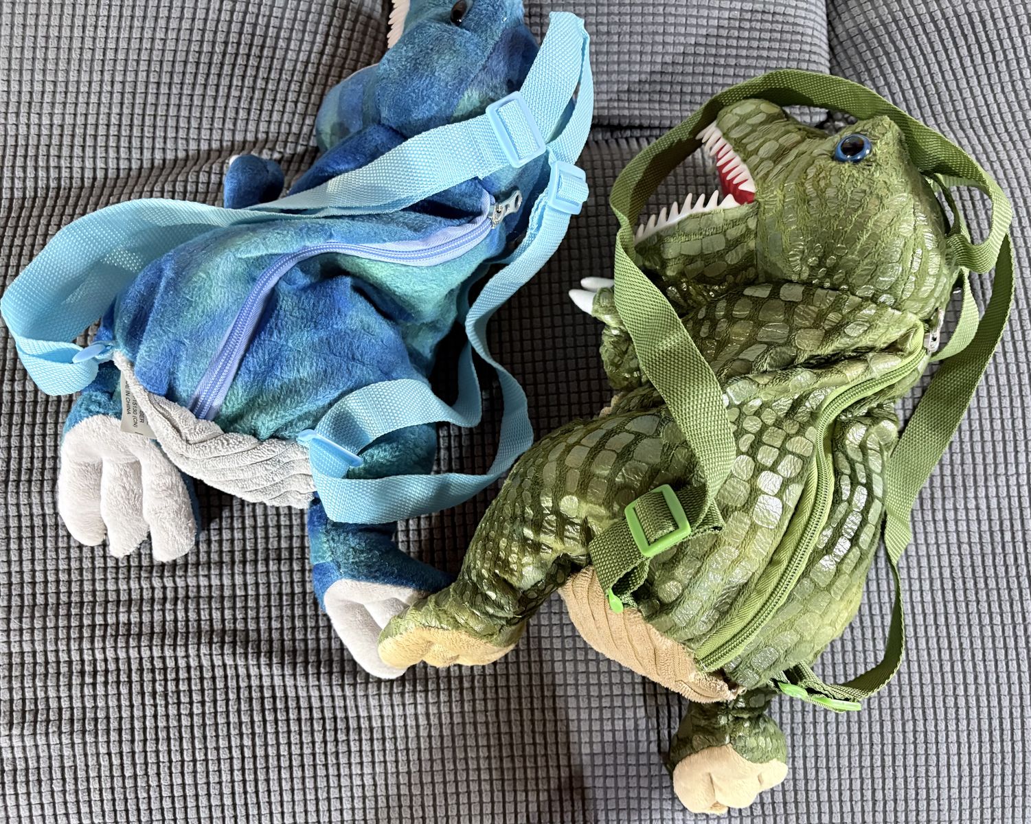 2 Dinosaur Backpacks