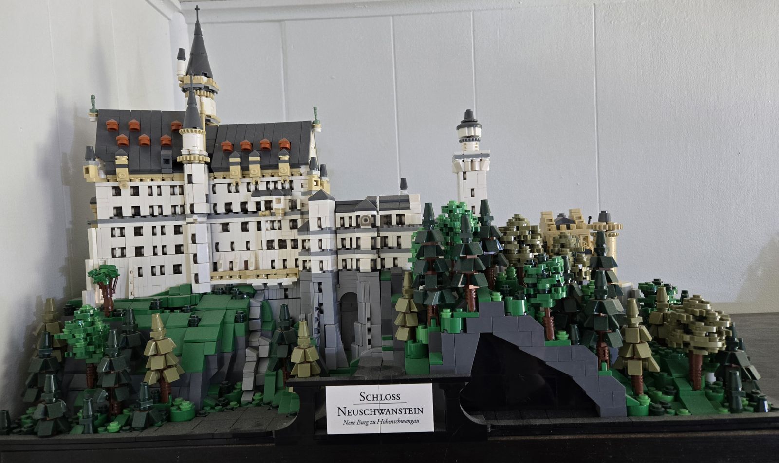 BlueBrixx Neuschwanstein Castle - Built Display Piece