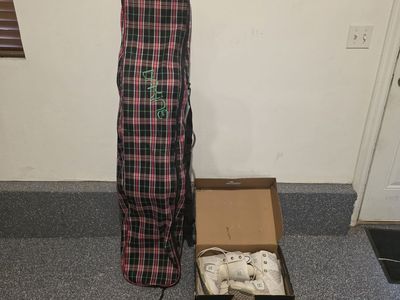Lamar women's snowboard with boots