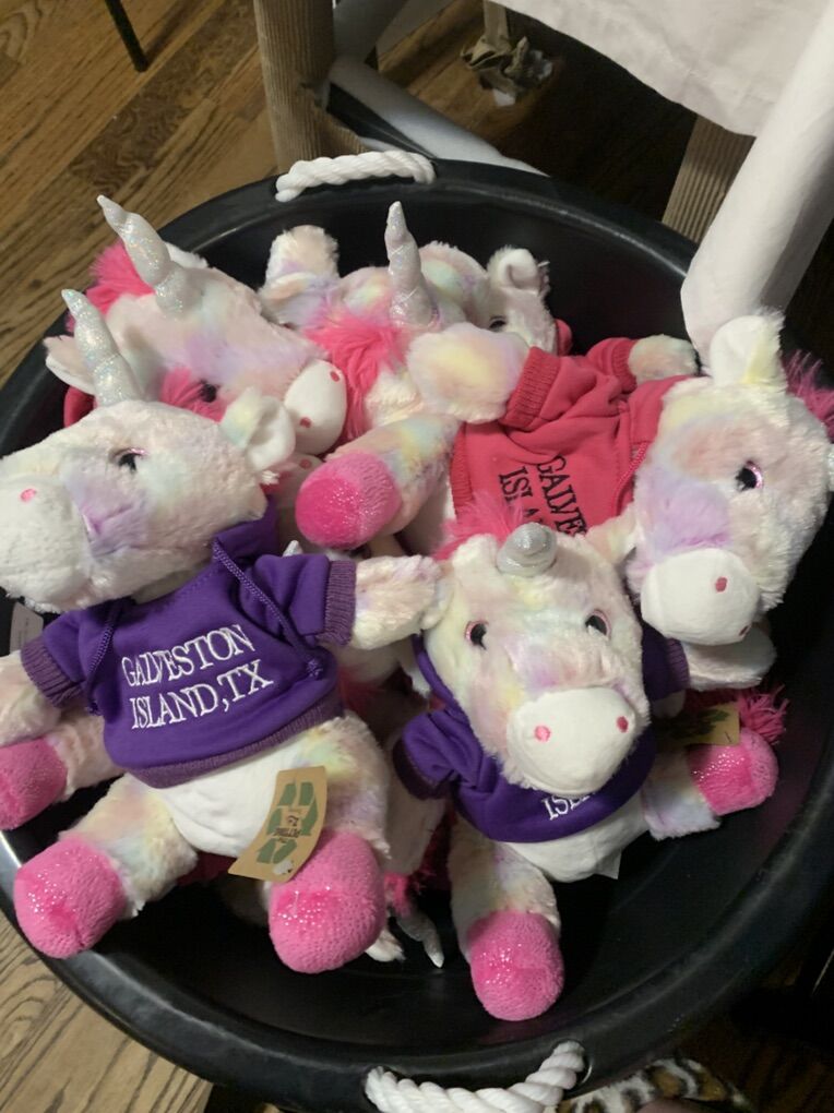 NEW The Petting Zoo Plush Unicorn Galveston Texas