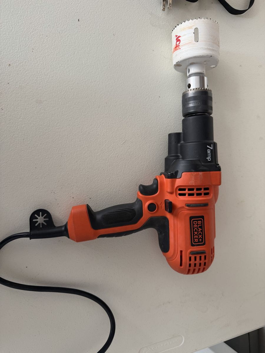 BLACK+DECKER 7-Amp Corded Electric Hammer Drill.