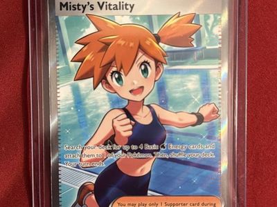 Misty's Vitality Full Art Trainer Card 111/082 - Pokemon TCG Battle Styles Supporter