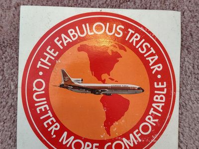 Vintage Lockheed l1011 sticker
