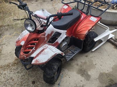Red Kids ATV - Perfect for Young Riders, Used Condition