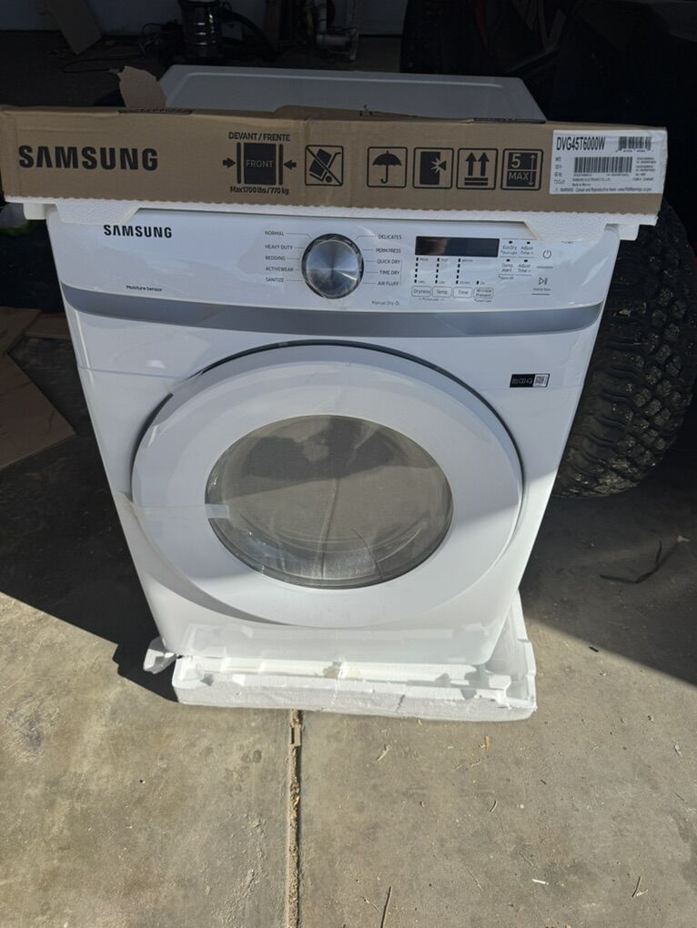 New Samsung Gas Dryer