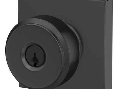 Schlage Bowery Keyed Entry Door Knob with Collins Trim