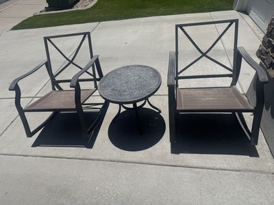 3-Piece Outdoor Patio Set (No Cushions)