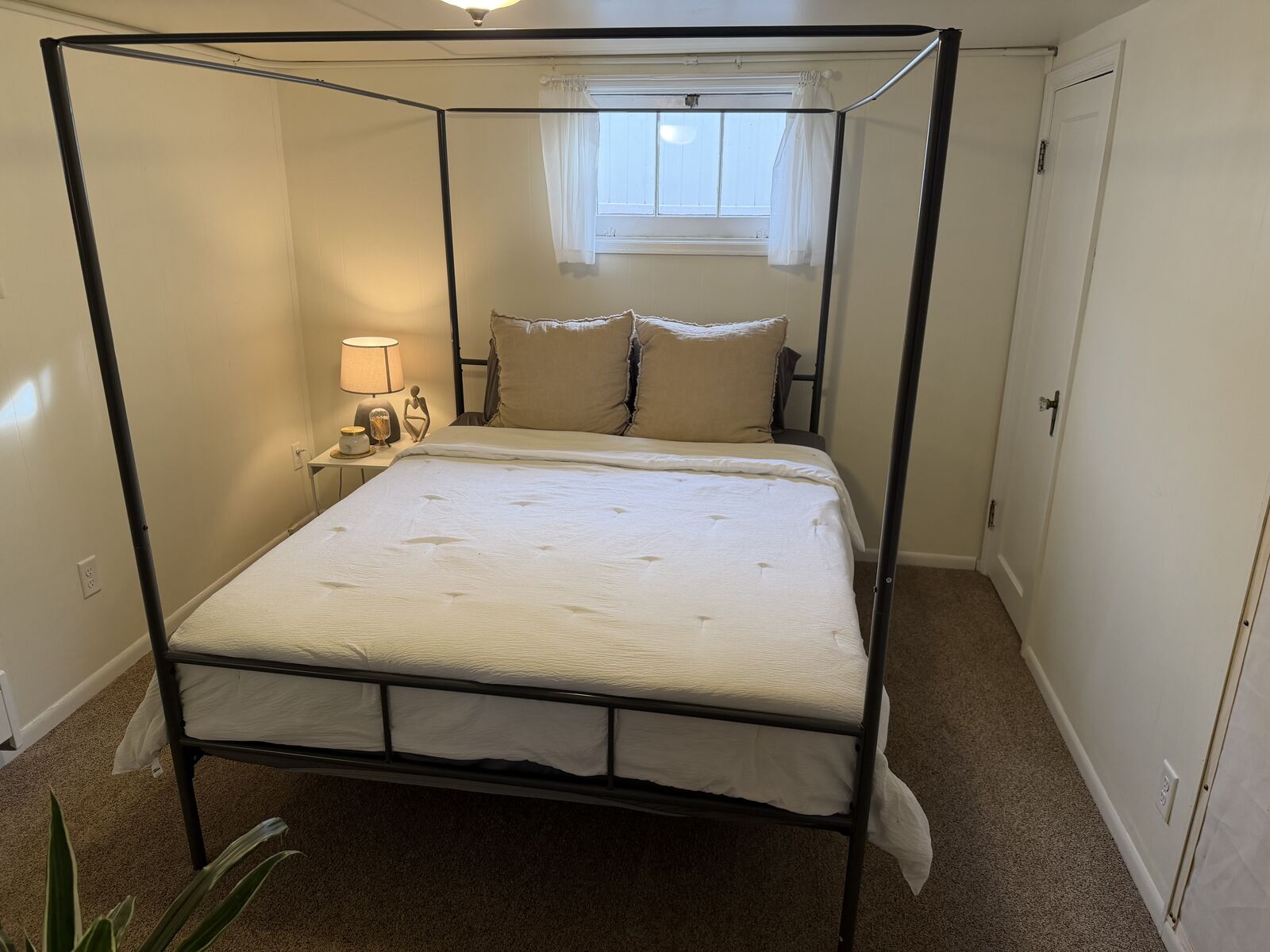 Nectar Queen Bed and Grey Frame