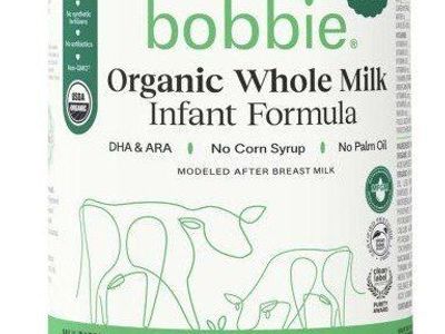 4 new sealed cans Bobbie Organic Whole Milk Formula 14.1oz Powder
