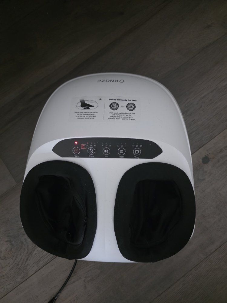 Knoze Electric Foot Massager Machine with Heat & Air Compression
