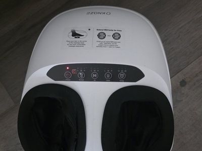 Knoze Electric Foot Massager Machine with Heat & Air Compression