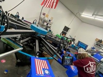 Workhorse Cutlass Screen Printing Press