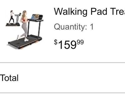 Walking pad - treadmill for small spaces