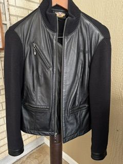 Harley Davidson Women's Sweater with Leather