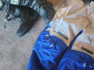 Motocross Boots and Pants