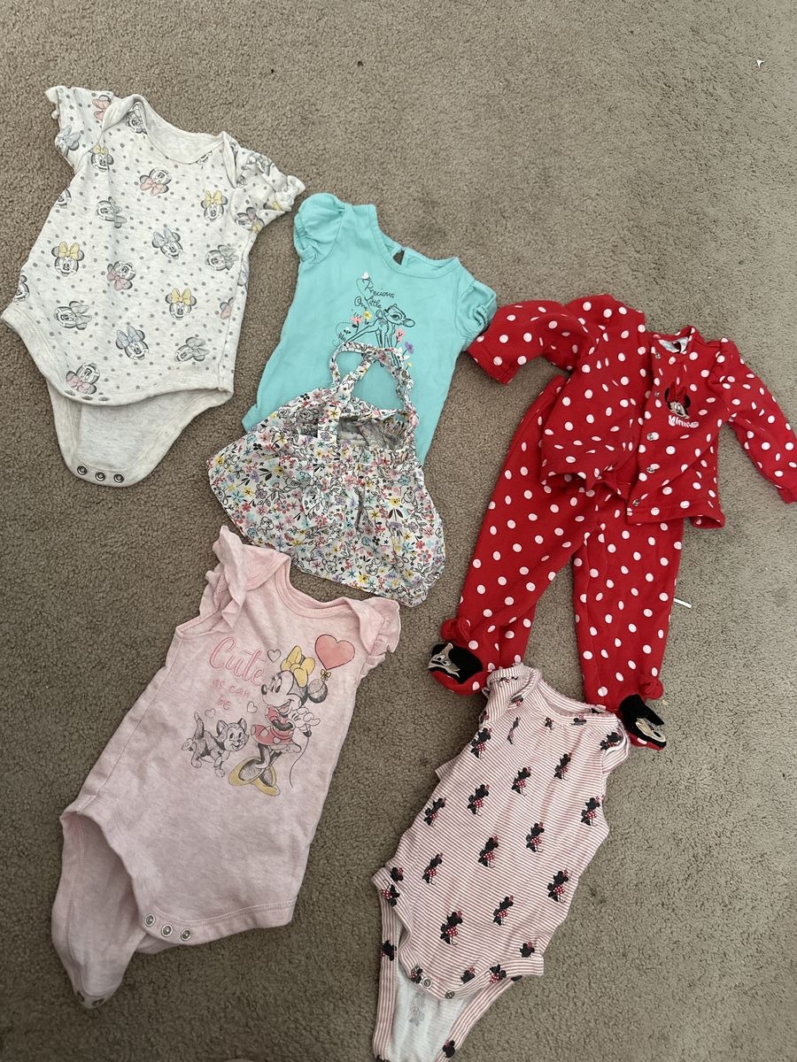 Minnie Mouse And Bambi Outfit Sets And Onesies