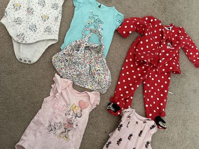 Minnie Mouse And Bambi Outfit Sets And Onesies