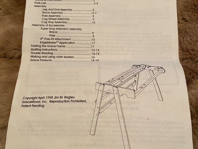 Grace A34 Quilting Frame