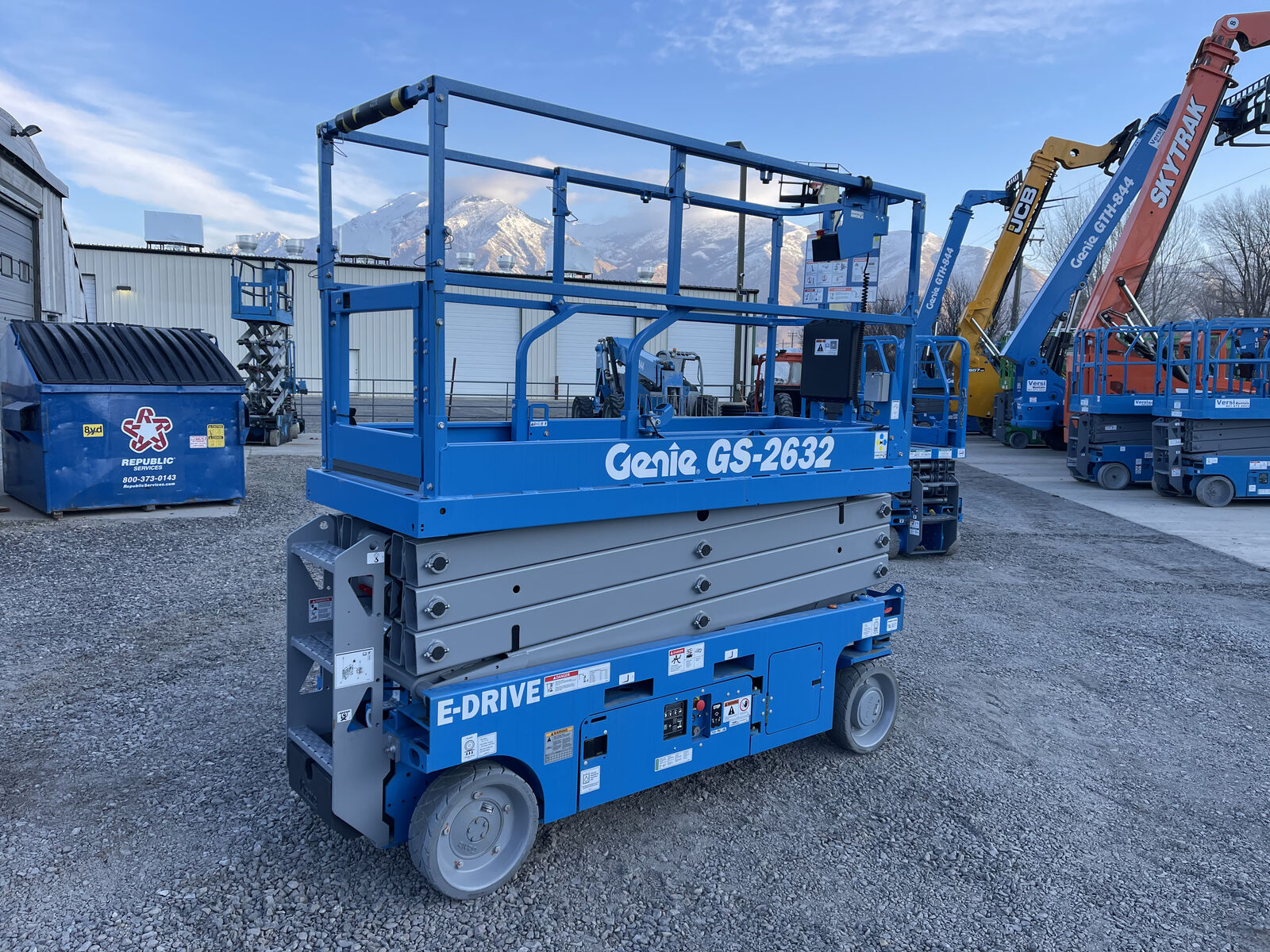 2025 New! -In Stock- Genie GS-2632 E-Drive (26') Scissor Lift (id.4786)