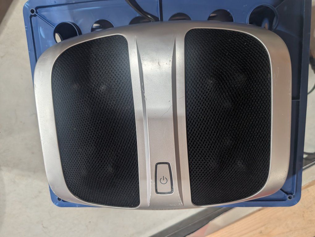 Homedics Shiatsu Elite Foot Massager with Heat - Gray/Black